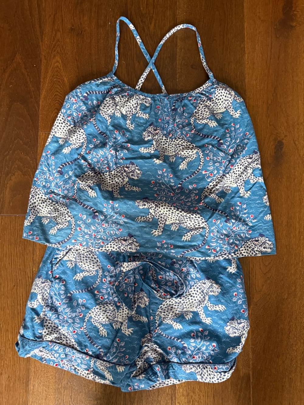 Women’s XS Bagheera Print Tank & Shorts Pajama Set